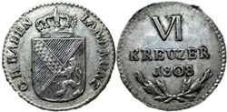 Karl I Friedrich - 6 Kreuzer 1808 - Grand-Duchy of Baden