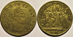 Louis XV - Souvenir du sacre à Reims, Jeton de 1723