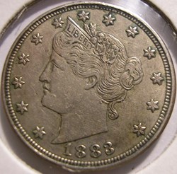 1883 5 Cents (ex.3)