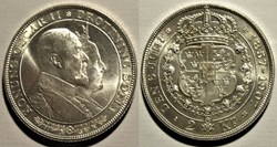 Oskar II of Sweden - 2 Kronor 1907 - Golden Wedding