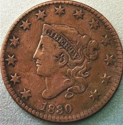 1830 One Cent