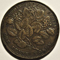 Victoria - One Penny 1856 - Nova Scotia (ex.2)