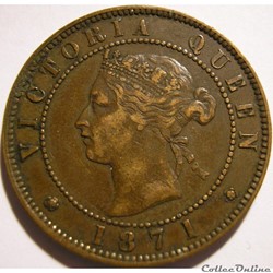 Victoria - One Cent 1871 - Prince Edward Island (ex.3)