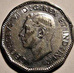 George VI - Five Cents 1944 Victory