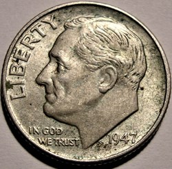 1947 Dime Error