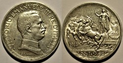 1914 Royaume d'Italie, 2 Lire, Roma - Vittorio Emanuele III (ex.2)