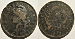 Argentina - Dos Centavos 1892