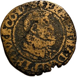 1583 Ernest of Bavaria,  12 Sols Brûlé - Principality of Liege