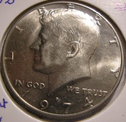 1974 Denver Half Dollar
