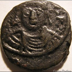 Maurice Tiberius 582-602 AD. Decanummium Carthage Mint