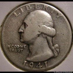 1941 Quarter Dollar
