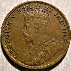 George V - 1 Cent 1911 (ex.3)