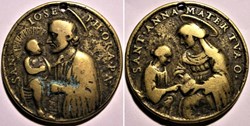 The Holy Family Medal with Saint Anne, 1700'