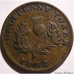 George IV - HalfPenny Token 1832 - Nova Scotia