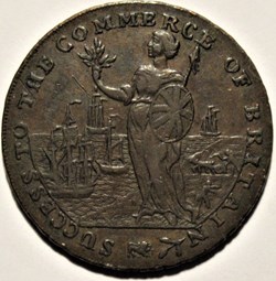 1794 HalfPenny Token T. Jennings - Spalding, Lincolnshire