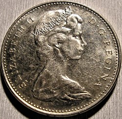 Elizabeth II - 5 Cents 1968