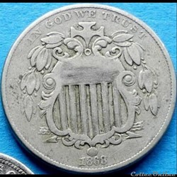 1868 5 Cents (ex.4)