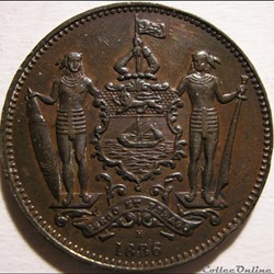 British North Borneo Co - One Cent 1886 - Borneo