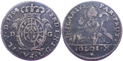 1794/3 Duché de Parme, 10 Soldi - Ferdinando I