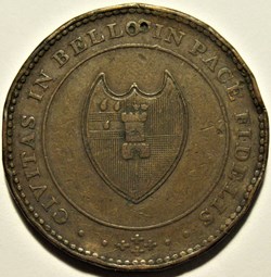 1811 - Half Penny Token - Worcester City & County, England