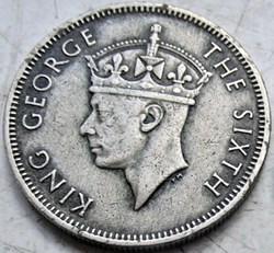 George VI - 20 Cents 1948 - Malaysia (ex.2)