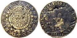 Louis XIII - 1618 Jeton, La Chambre aux deniers - Sine Te Nil Possumus Omnis