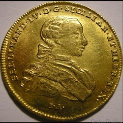 1763 Royaume de Naples 6 Ducati - Ferdinando IV de Bourbon-Sicile