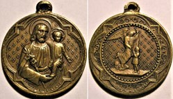 Saint Joseph - Medal by Penin-Poncet ca.1893