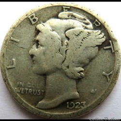 1923 San Francisco Dime