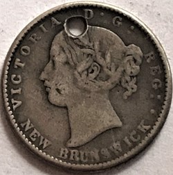 Victoria - 10 Cents 1862 New Brunswick