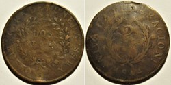 Argentina - 2 Reales 1844, Buenos Aires