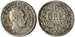 Sweden - Carl XV - 10 Öre 1870