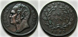 James Brooke - One Cent 1863