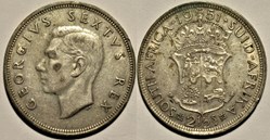 George VI - 2,½ Shillings 1951 - South Africa