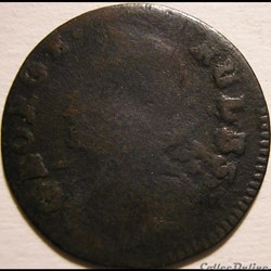 ca. 1760-1797 George Rules - Farthing Token Evasion