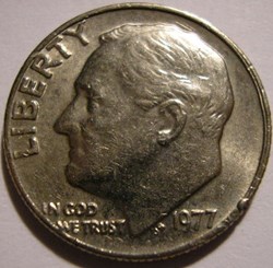 1977 Dime