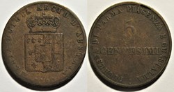 1830 Duché de Parme et Plaisance, 5 Centesimi - Marie Louise d'Autriche (ex.2)