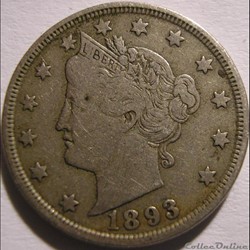 1893 5 Cents (ex.2)