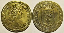 c.1715, Louis XV - Rechenpfennig J.J. Dietzel