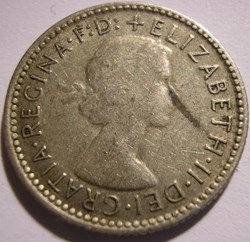 Elizabeth II - 6 Pence 1956 - Australia