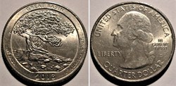 Great Basin - 2013 D Quarter Dollar - Nevada State