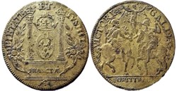 Charles IX - Jeton 1566 Victoria Gallia, Fortitudo