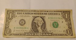 Billete 1 dólar
