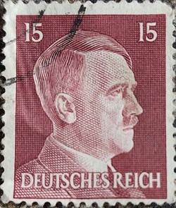 1941 Hitler Head Stamp