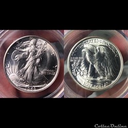 1943P Walking Liberty