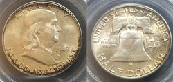 1949D Franklin Half MS64FBL