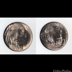 1913P Buffalo Nickle Type I