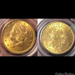 1907S $20
