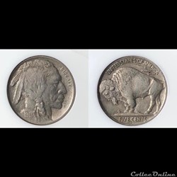 1913S Buffalo Nickle Type 2