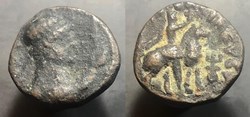 INDIA, Kushan Empire. Vima Takto (Soter Megas)